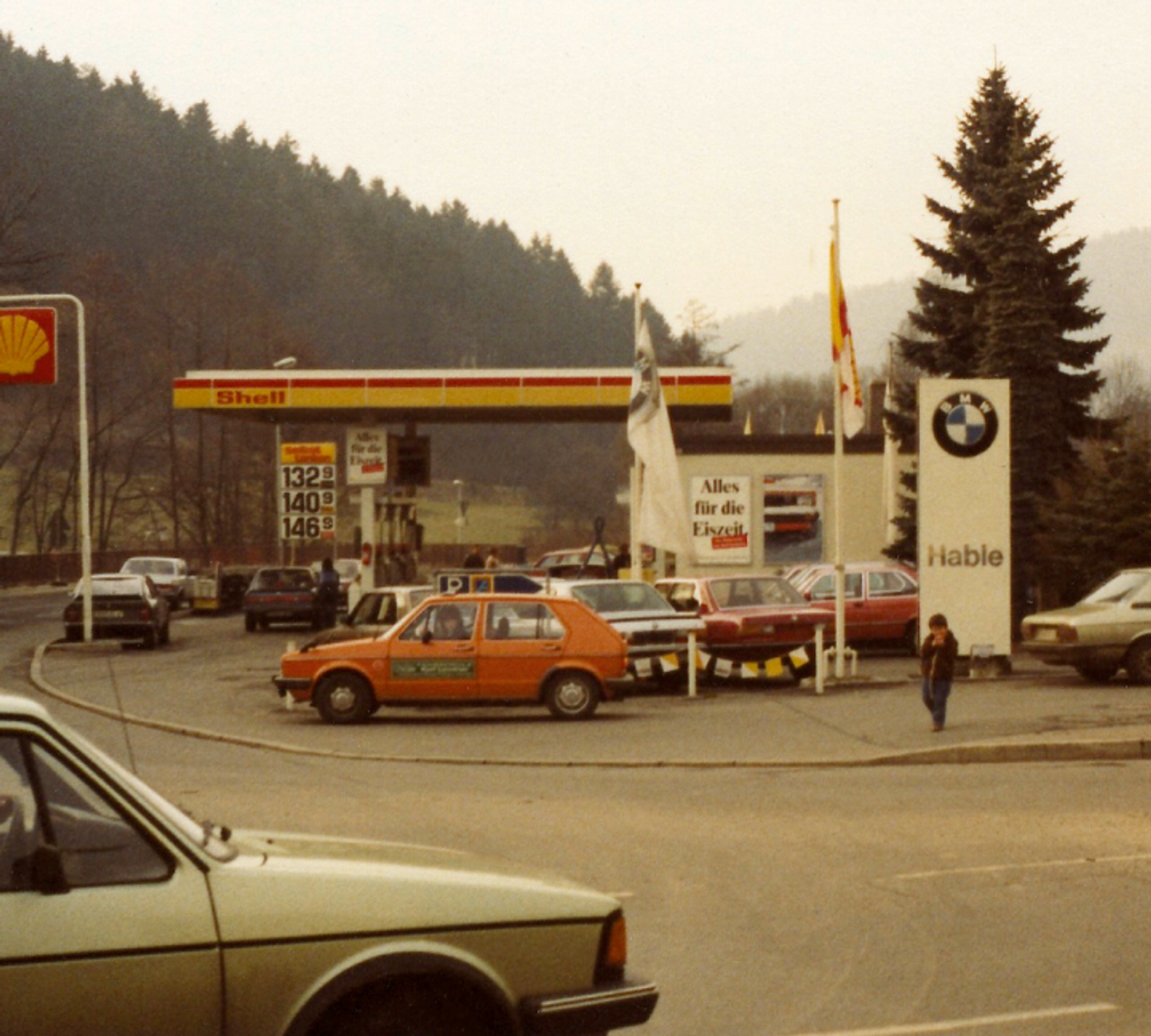 Tankstelle Hable 1983